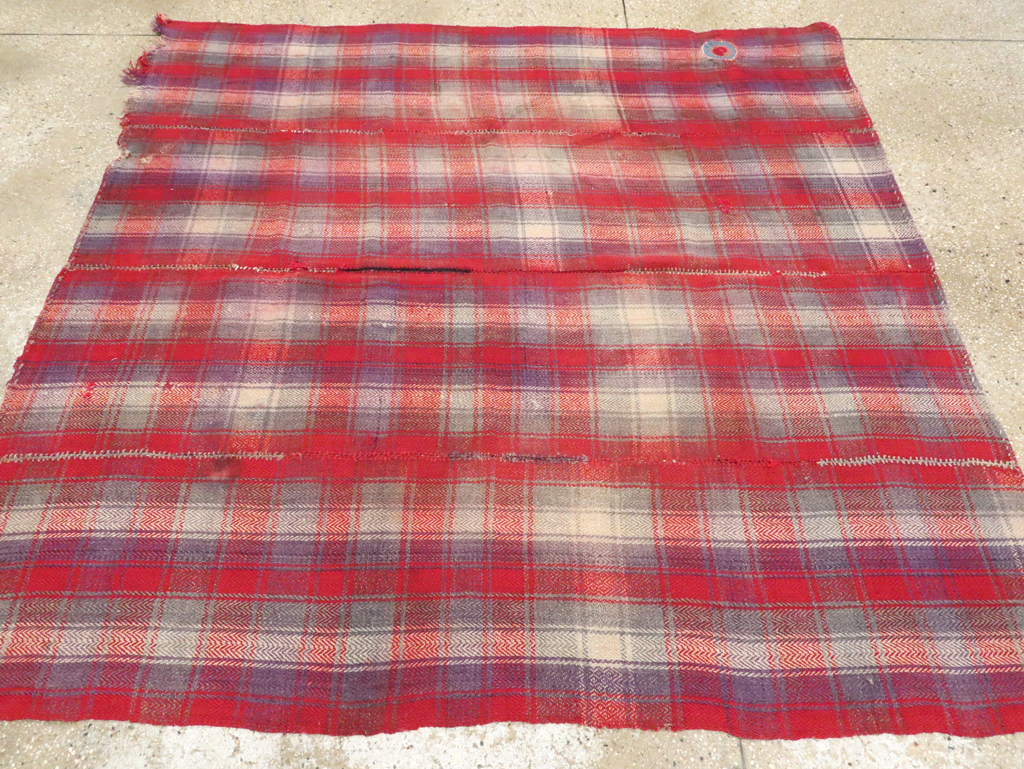 Vintage Persian Square Textile, No.28952 - Staging