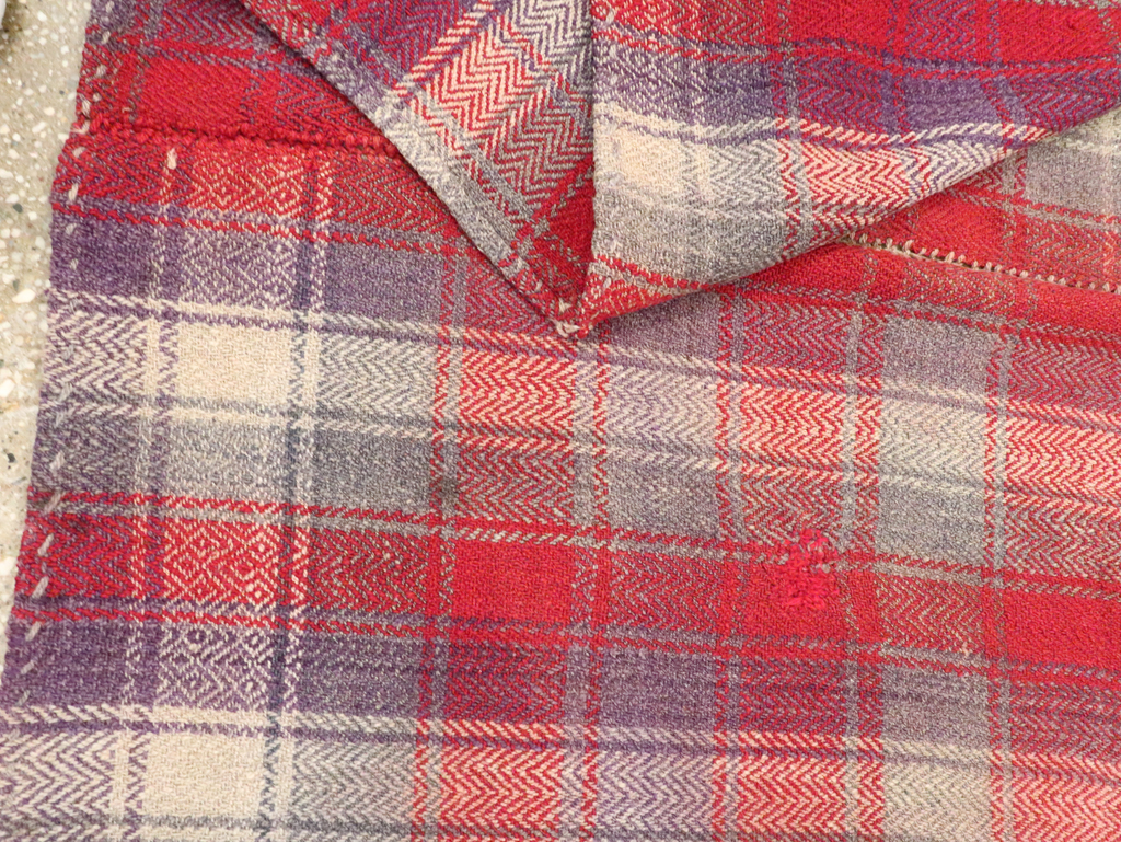 Vintage Persian Square Textile, No.28952 - Staging