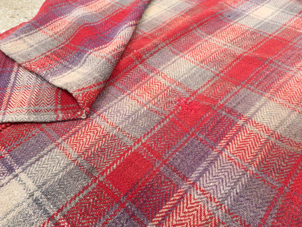 Vintage Persian Square Textile, No.28952 - Staging