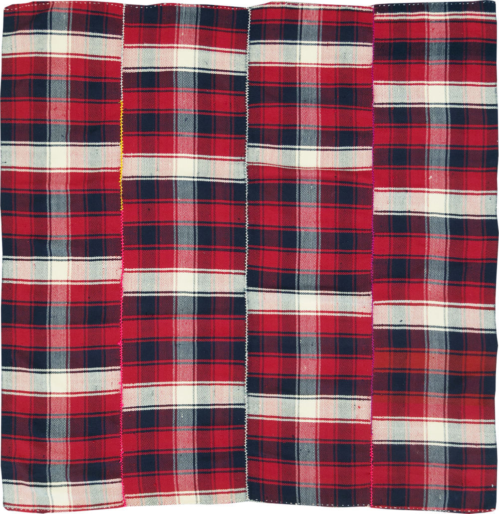 Vintage Persian Square Textile, No.28959 - Staging