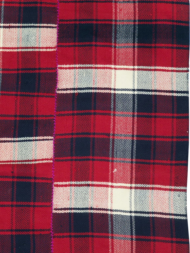 Vintage Persian Square Textile, No.28959 - Staging