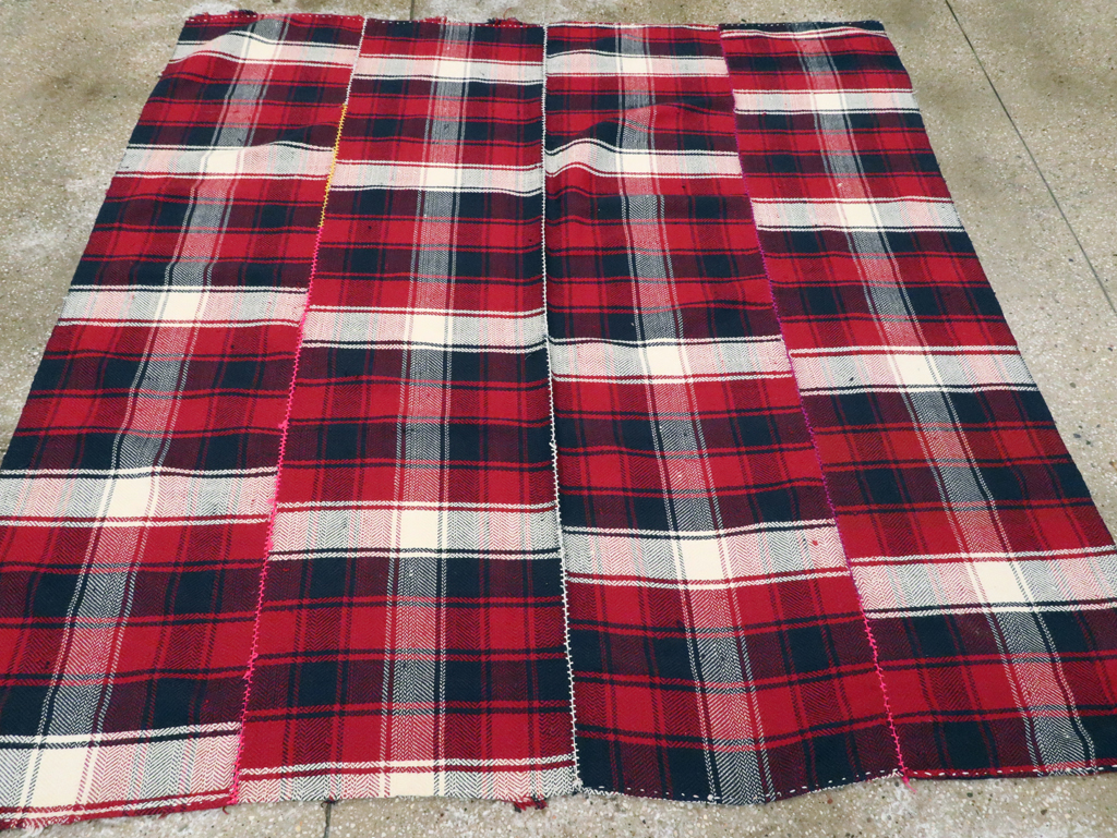 Vintage Persian Square Textile, No.28959 - Staging