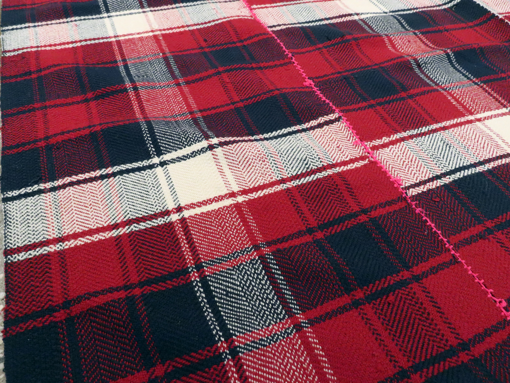 Vintage Persian Square Textile, No.28959 - Staging