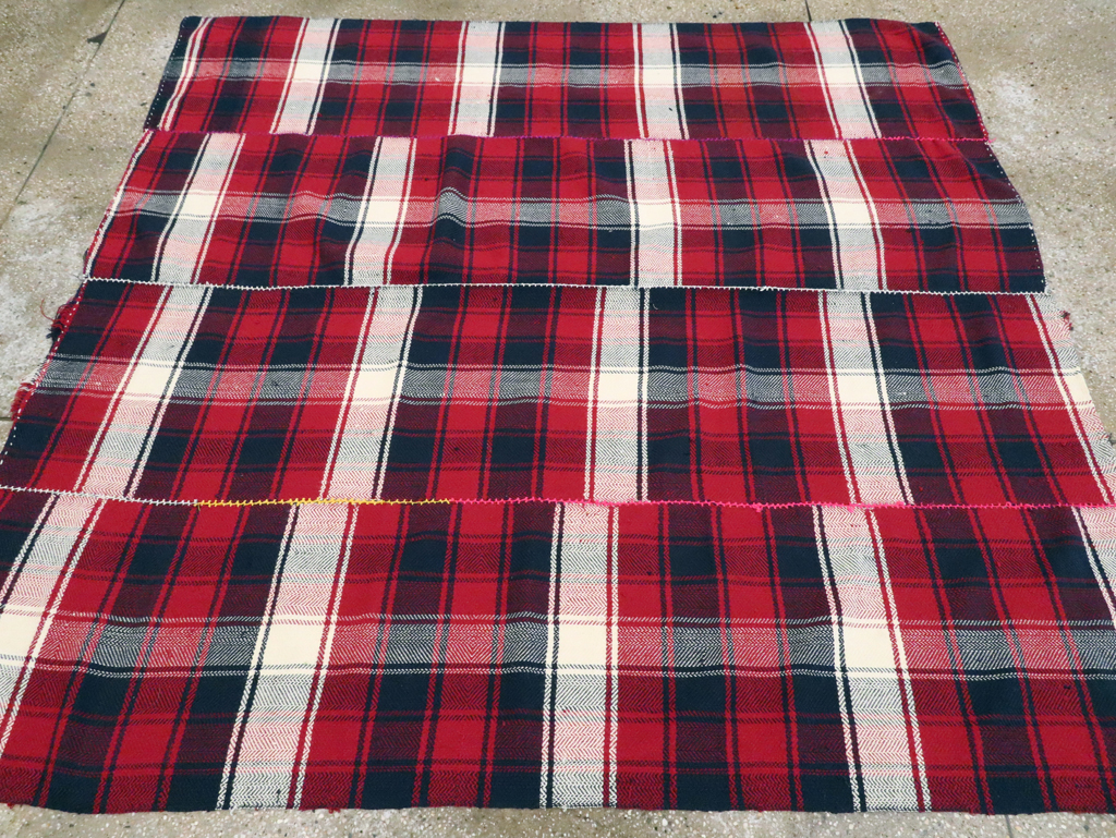 Vintage Persian Square Textile, No.28959 - Staging