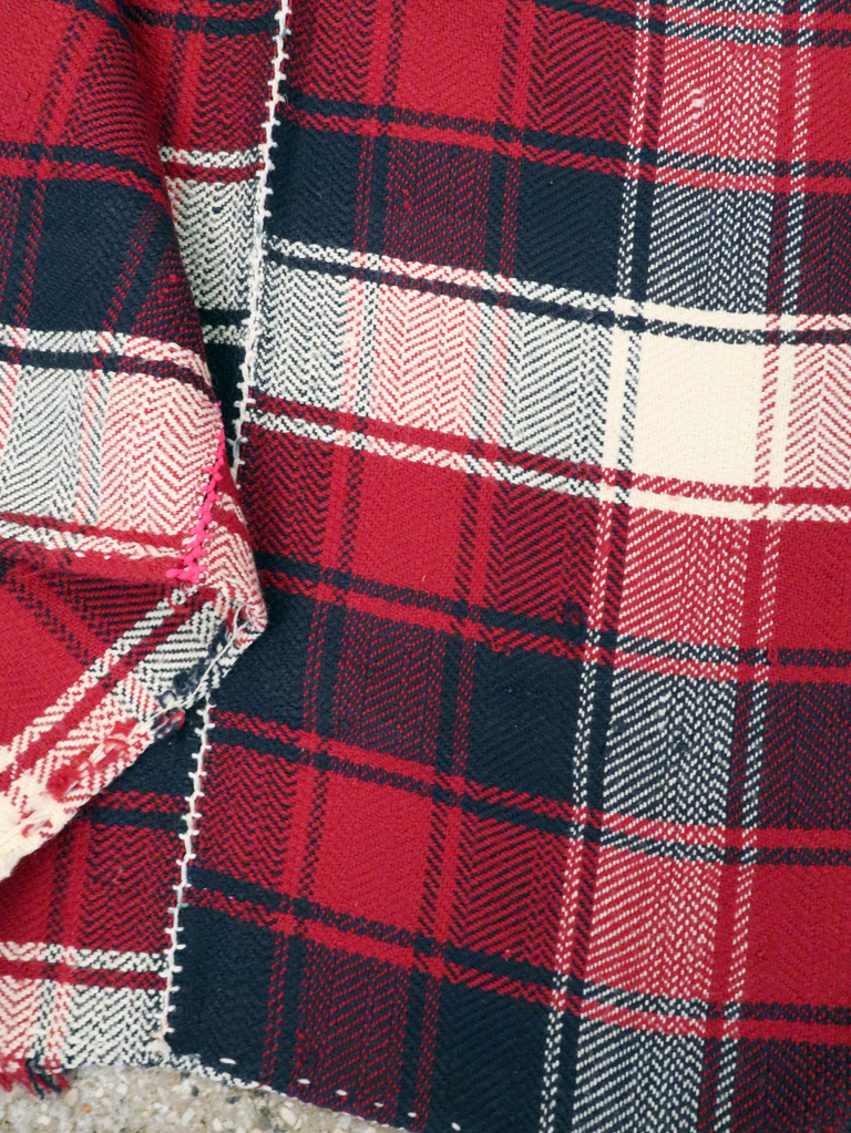 Vintage Persian Square Textile, No.28959 - Staging