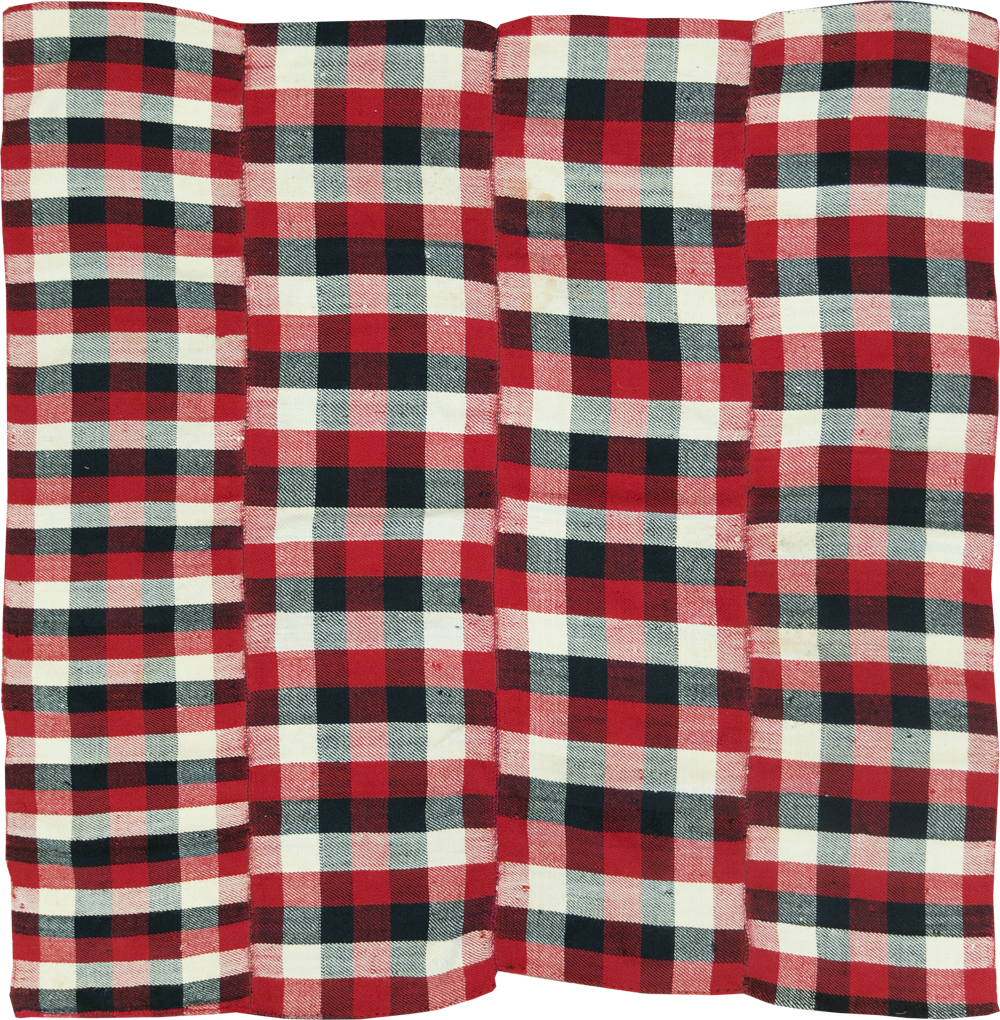 Vintage Persian Square Textile, No.28962 - Staging