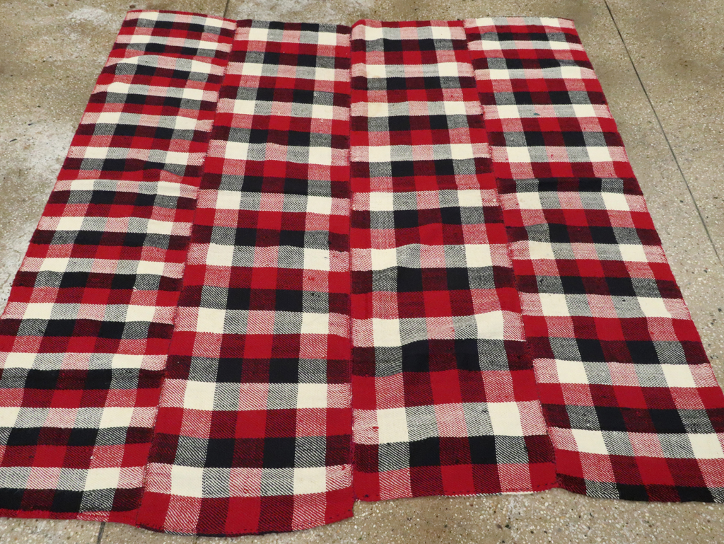 Vintage Persian Square Textile, No.28962 - Staging