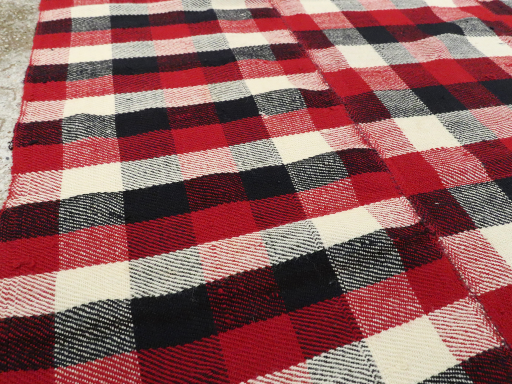 Vintage Persian Square Textile, No.28962 - Staging