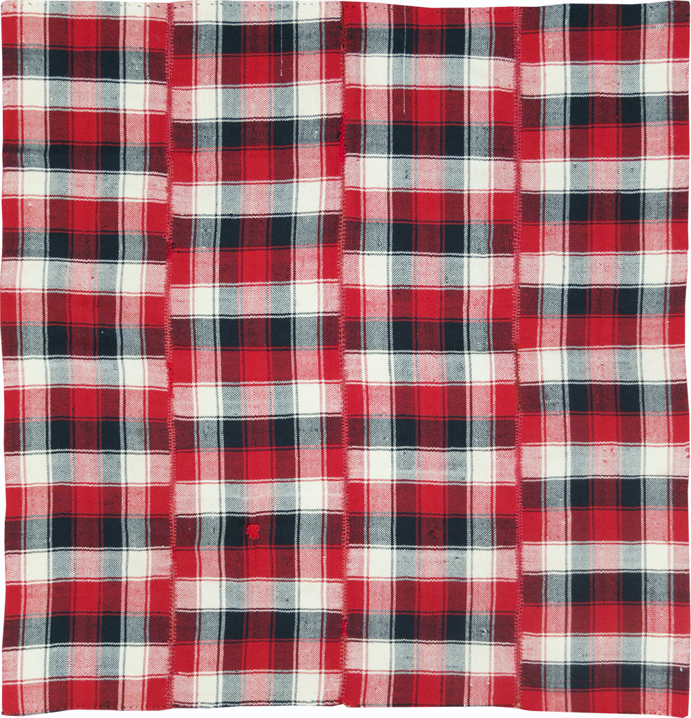 Vintage Persian Square Textile, No.28968 - Staging