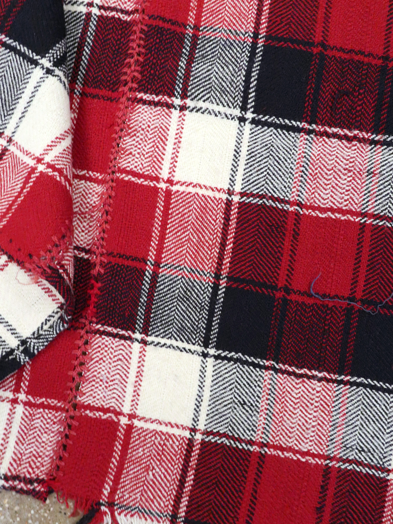 Vintage Persian Square Textile, No.28968 - Staging