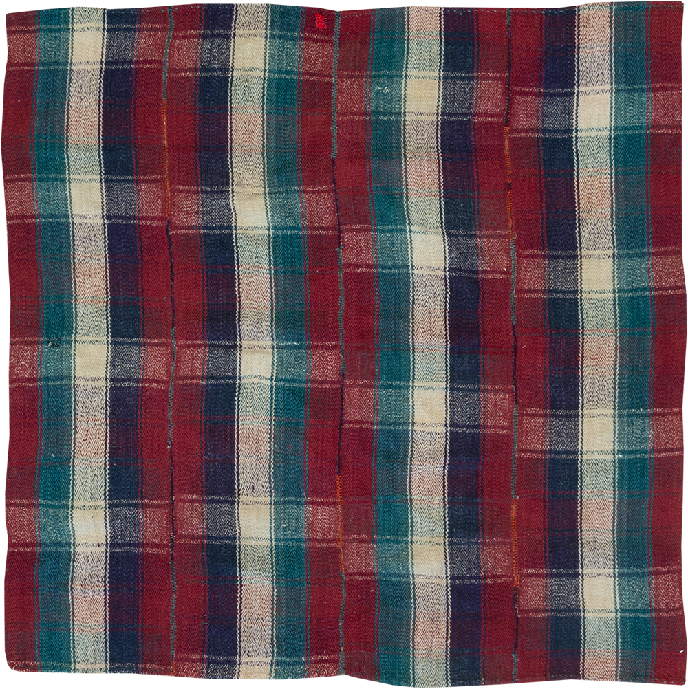 Vintage Persian Square Textile, No.28969 - Staging