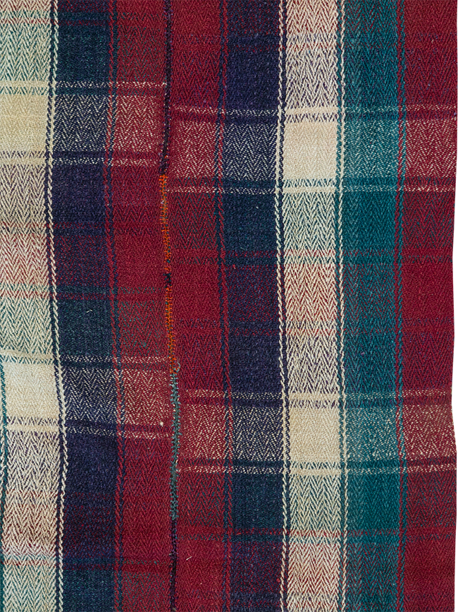 Vintage Persian Square Textile, No.28969 - Staging