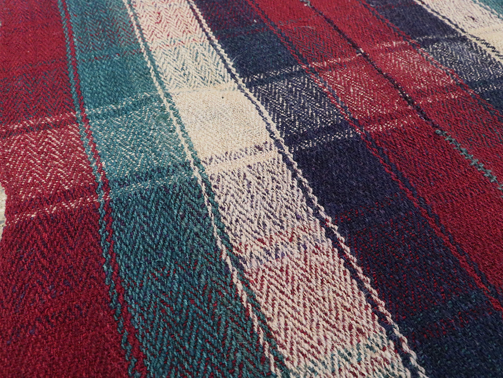 Vintage Persian Square Textile, No.28969 - Staging