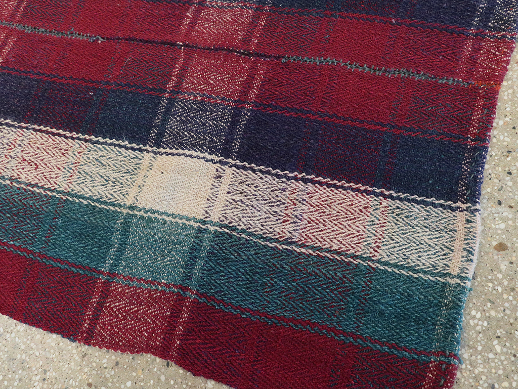 Vintage Persian Square Textile, No.28969 - Staging