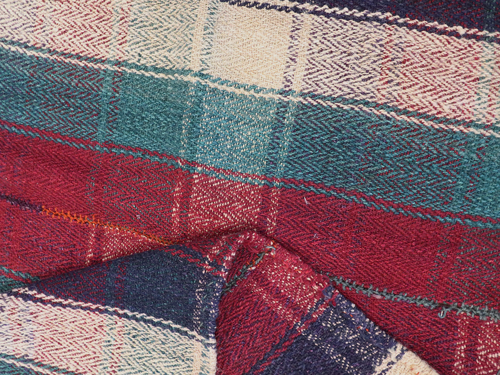 Vintage Persian Square Textile, No.28969 - Staging