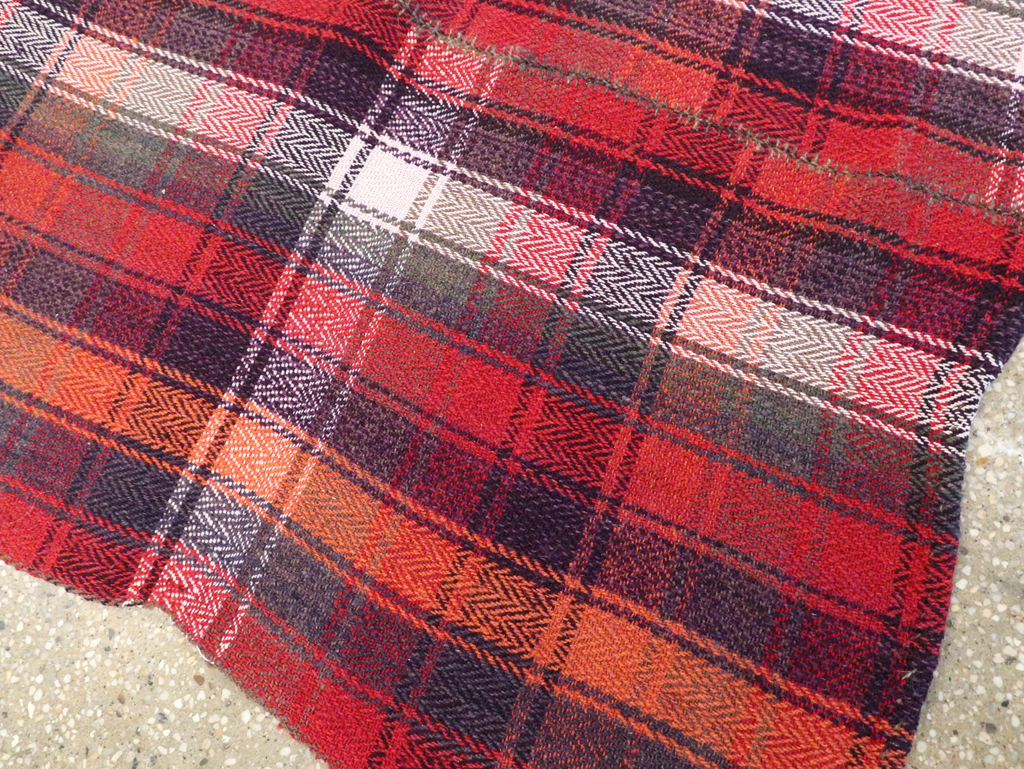 Vintage Persian Square Textile, No.28972 - Staging