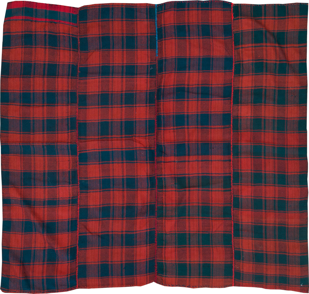 Vintage Persian Square Textile, No.28979 - Staging