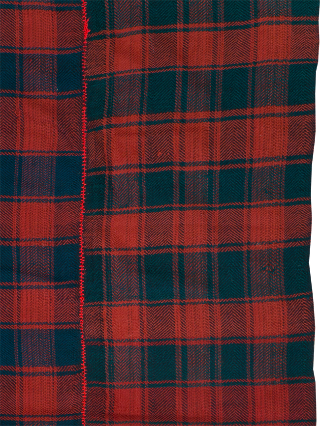 Vintage Persian Square Textile, No.28979 - Staging