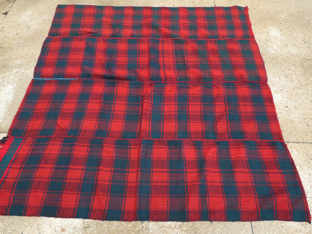 Vintage Persian Square Textile, No.28979 - Staging