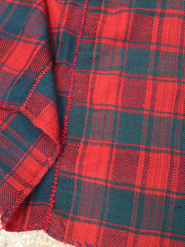 Vintage Persian Square Textile, No.28979 - Staging