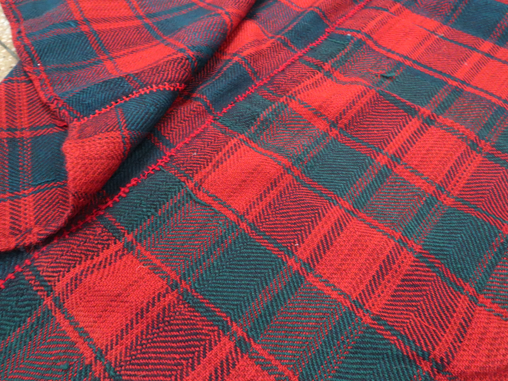 Vintage Persian Square Textile, No.28979 - Staging