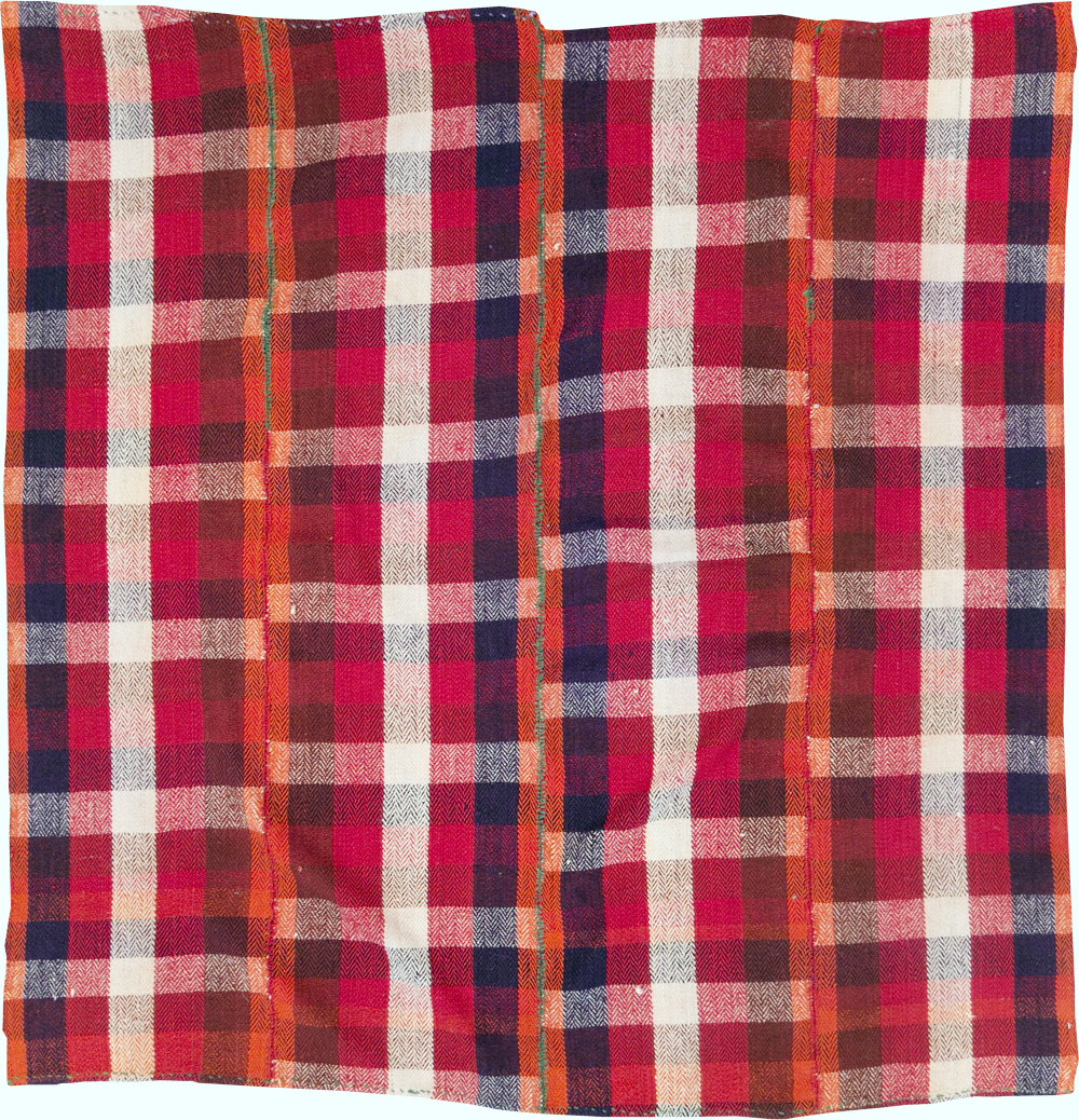 Vintage Persian Square Textile, No.28980 - Staging