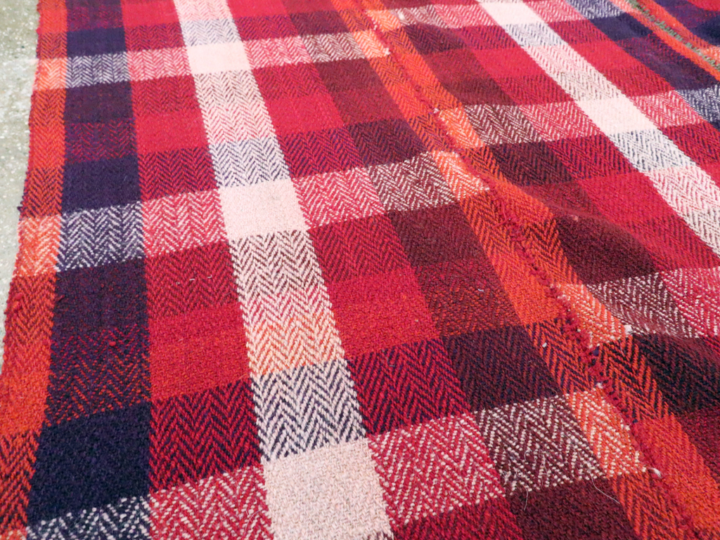 Vintage Persian Square Textile, No.28980 - Staging