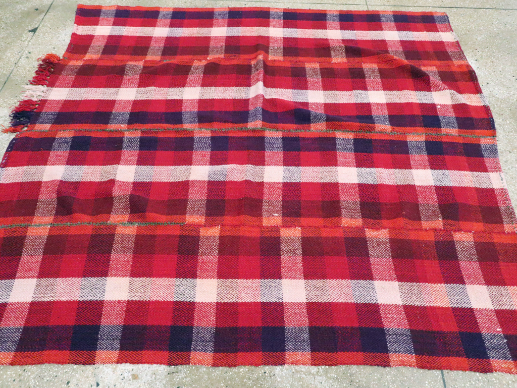 Vintage Persian Square Textile, No.28980 - Staging