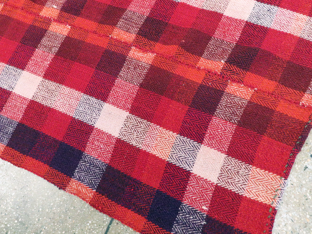 Vintage Persian Square Textile, No.28980 - Staging