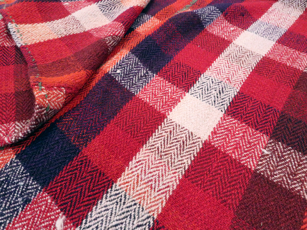 Vintage Persian Square Textile, No.28980 - Staging