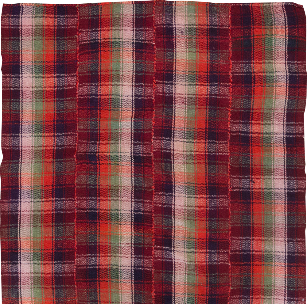 Vintage Persian Square Textile, No.28981 - Staging