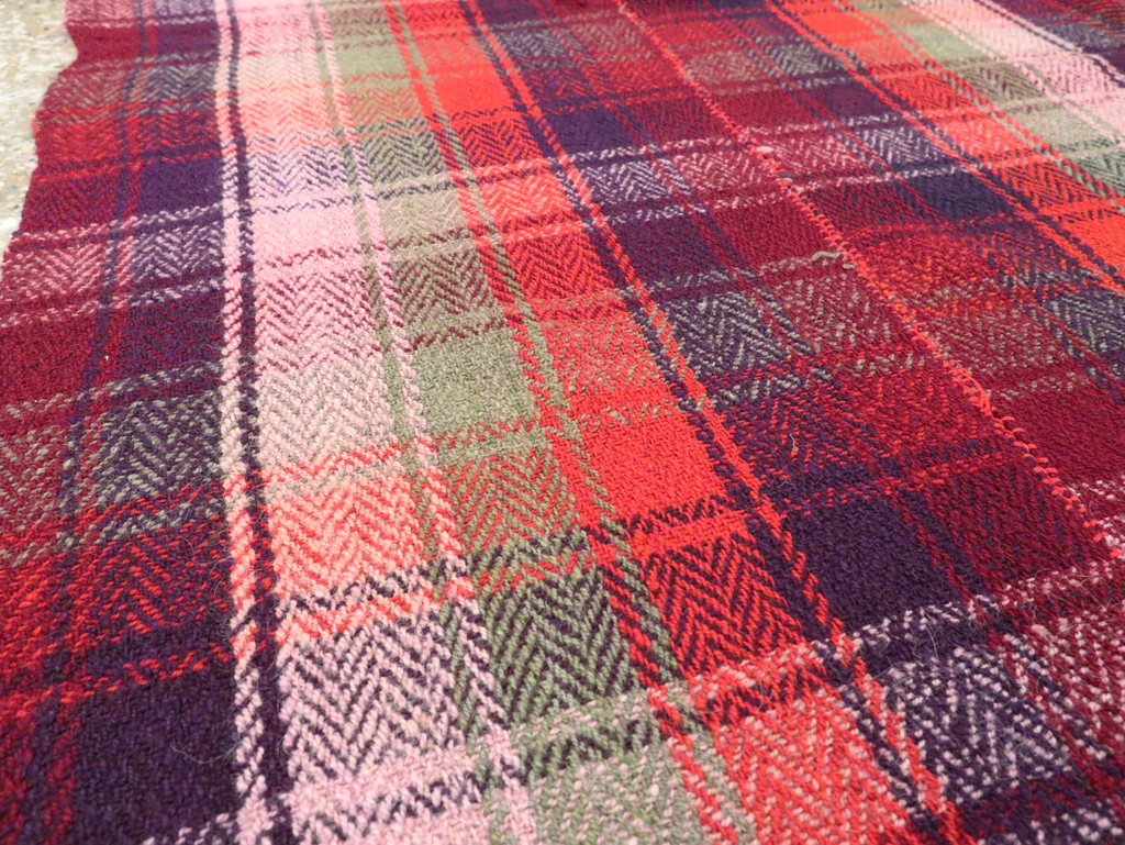 Vintage Persian Square Textile, No.28981 - Staging