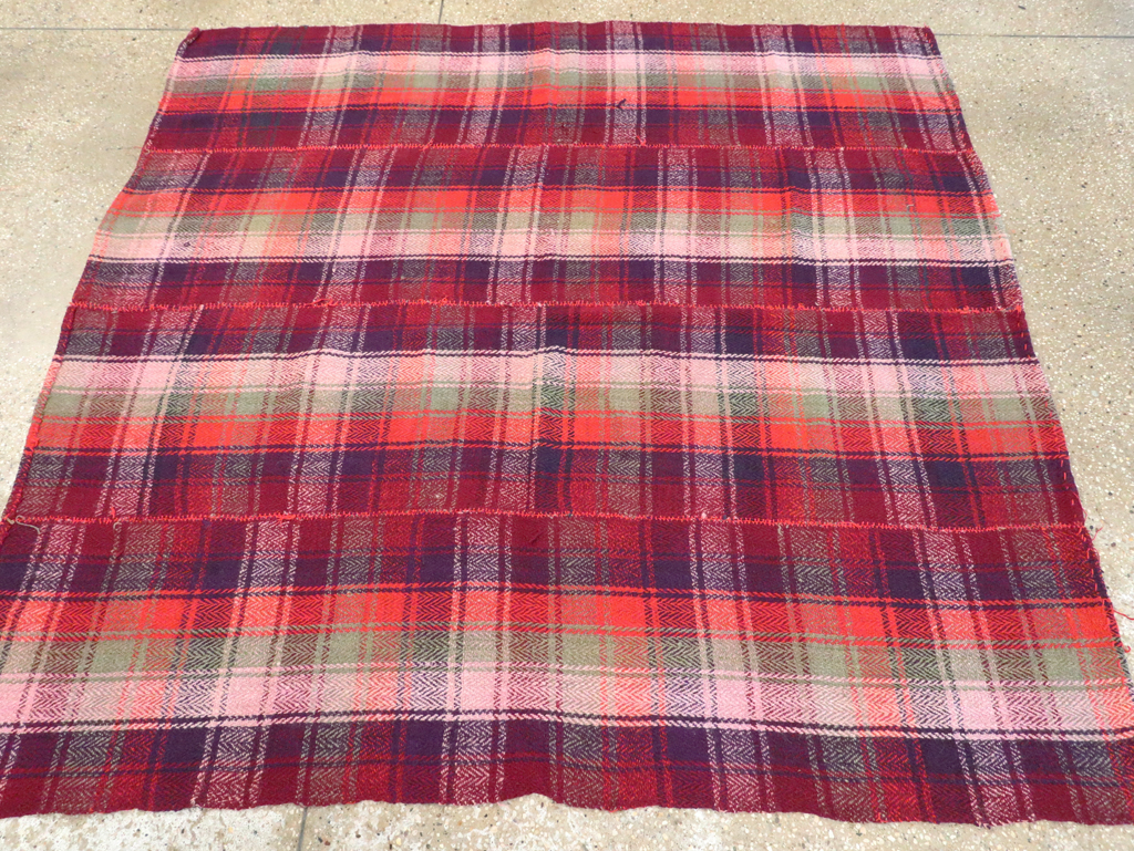 Vintage Persian Square Textile, No.28981 - Staging