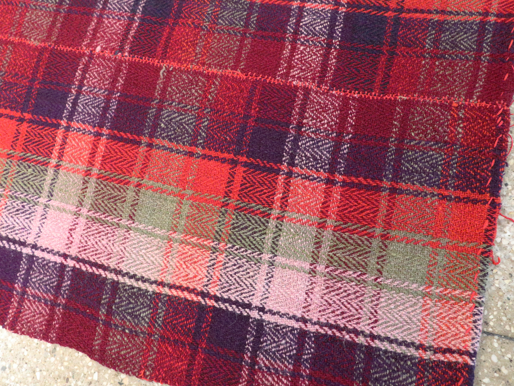 Vintage Persian Square Textile, No.28981 - Staging