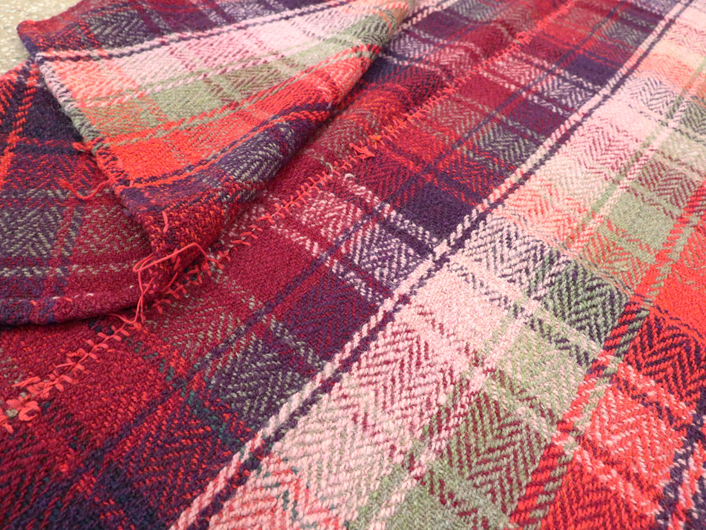 Vintage Persian Square Textile, No.28981 - Staging