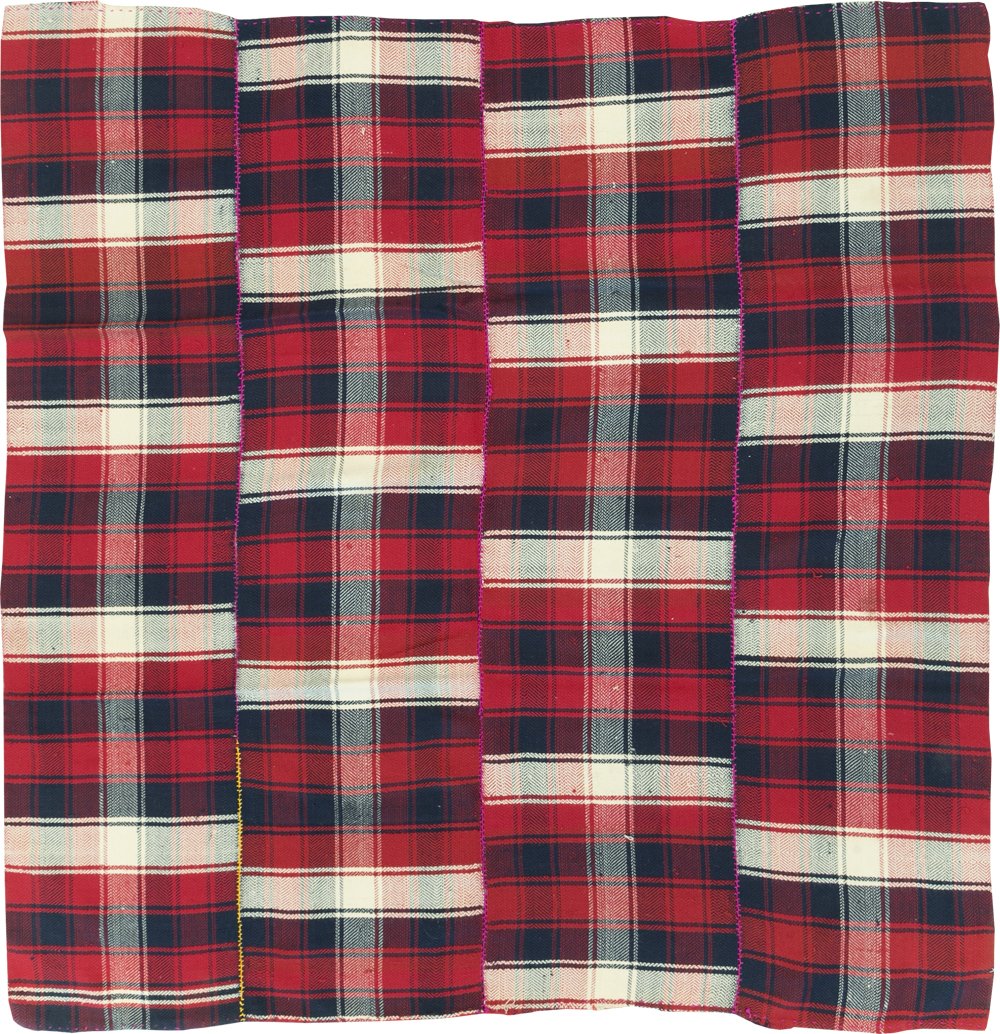 Vintage Persian Square Textile, No.28982 - Staging