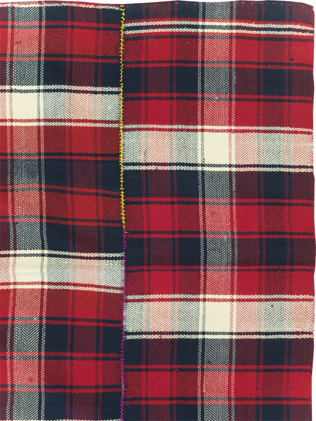 Vintage Persian Square Textile, No.28982 - Staging