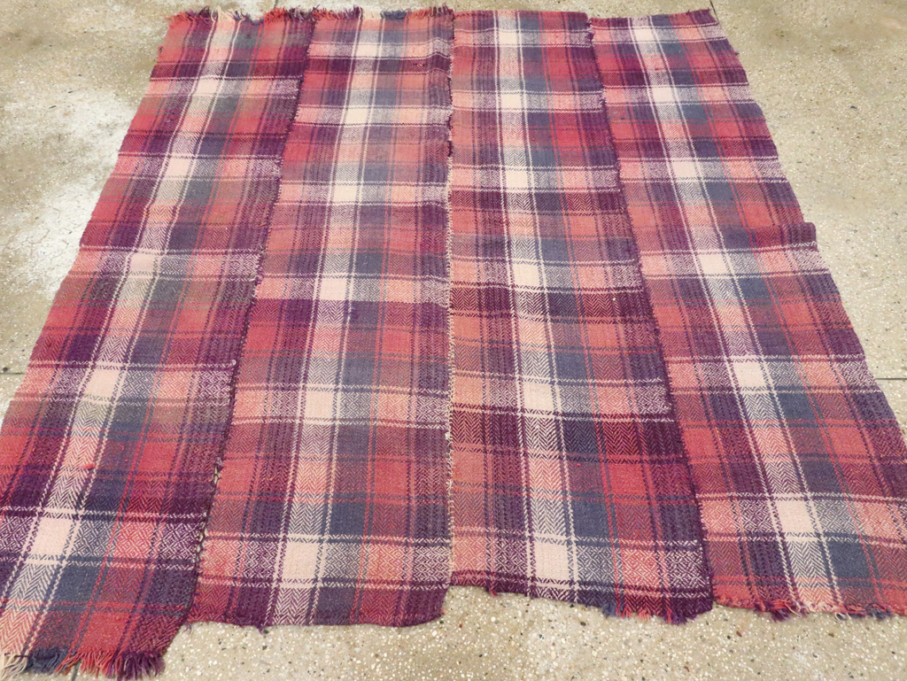 Vintage Persian Square Textile, No.28983 - Staging