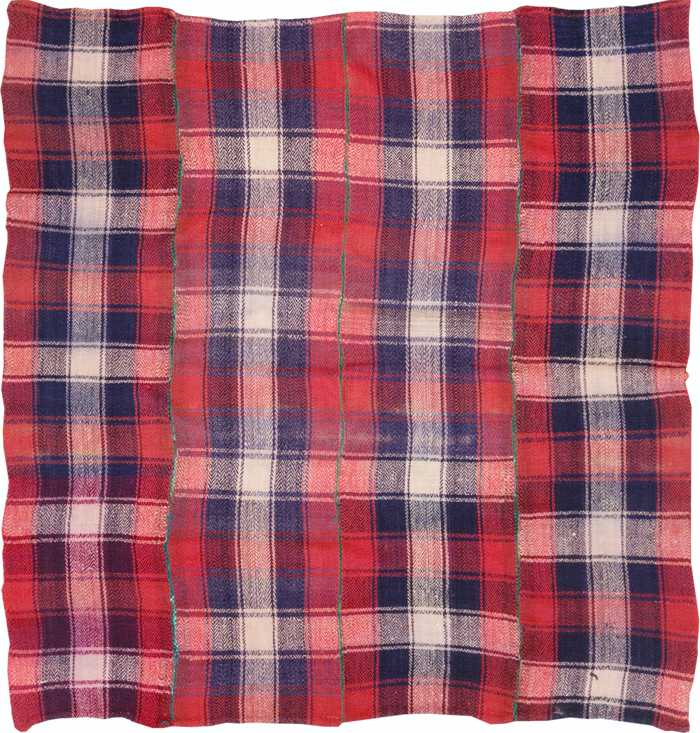 Vintage Persian Square Textile, No.28987 - Staging