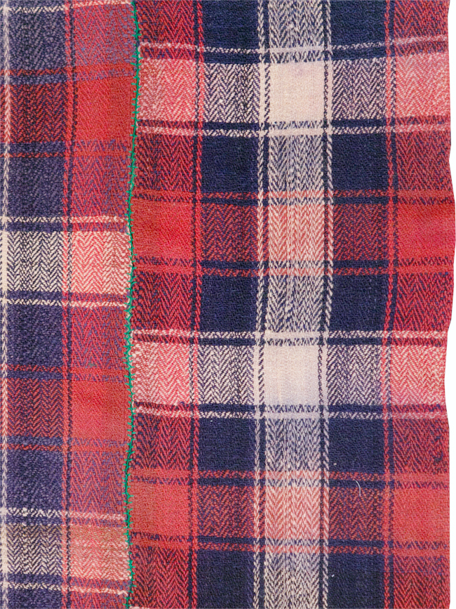 Vintage Persian Square Textile, No.28987 - Staging