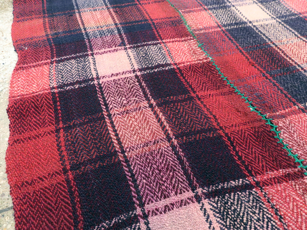 Vintage Persian Square Textile, No.28987 - Staging