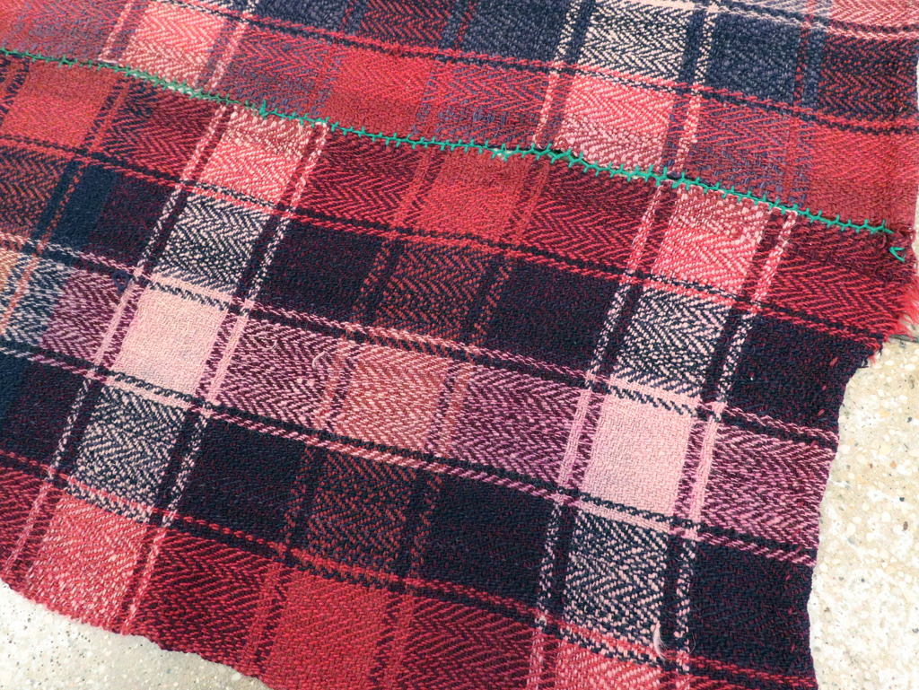 Vintage Persian Square Textile, No.28987 - Staging