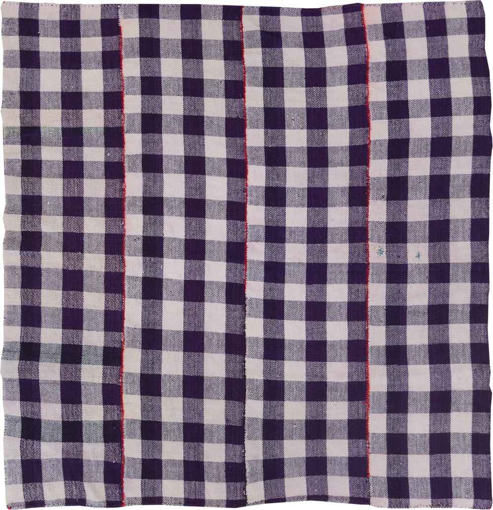 Vintage Persian Square Textile, No.28990 - Staging