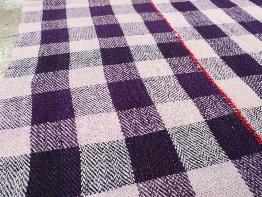 Vintage Persian Square Textile, No.28990 - Staging