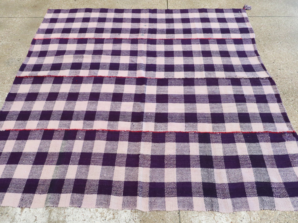 Vintage Persian Square Textile, No.28990 - Staging