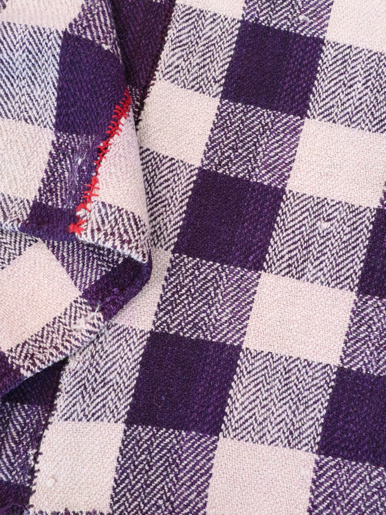 Vintage Persian Square Textile, No.28990 - Staging