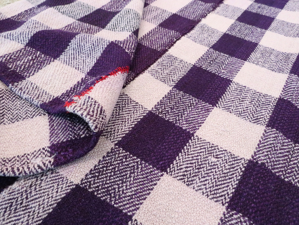 Vintage Persian Square Textile, No.28990 - Staging