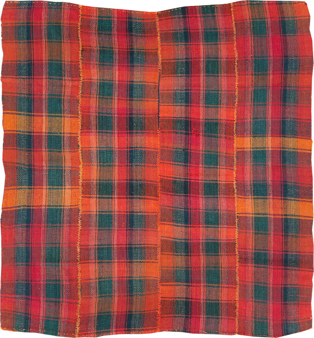 Vintage Persian Square Textile, No.28995 - Staging