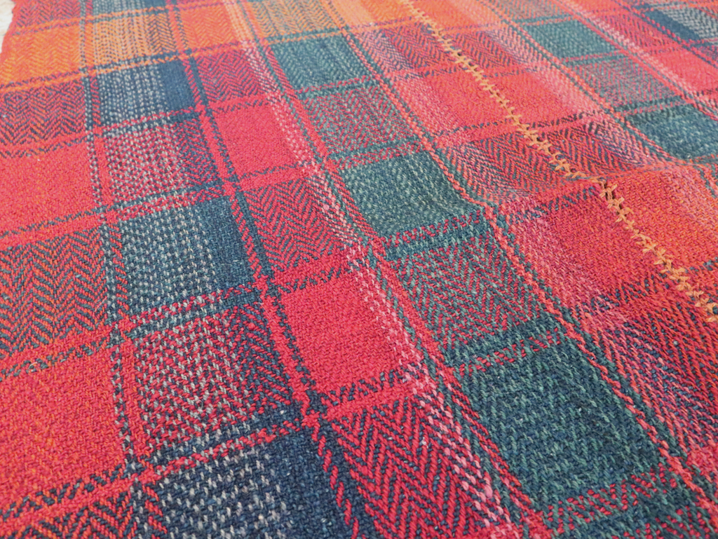 Vintage Persian Square Textile, No.28995 - Staging