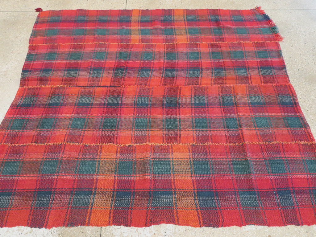 Vintage Persian Square Textile, No.28995 - Staging